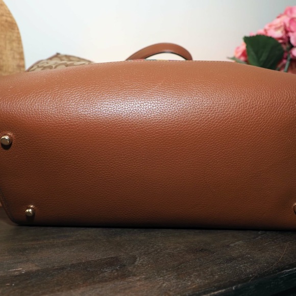 Coach Dempsey Tote 40 Signature Jacquard Stripe Coach Patch C5793 - Picture 13 of 14